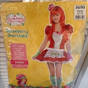 Strawberry Shortcake Costume Junior (large 11-13)